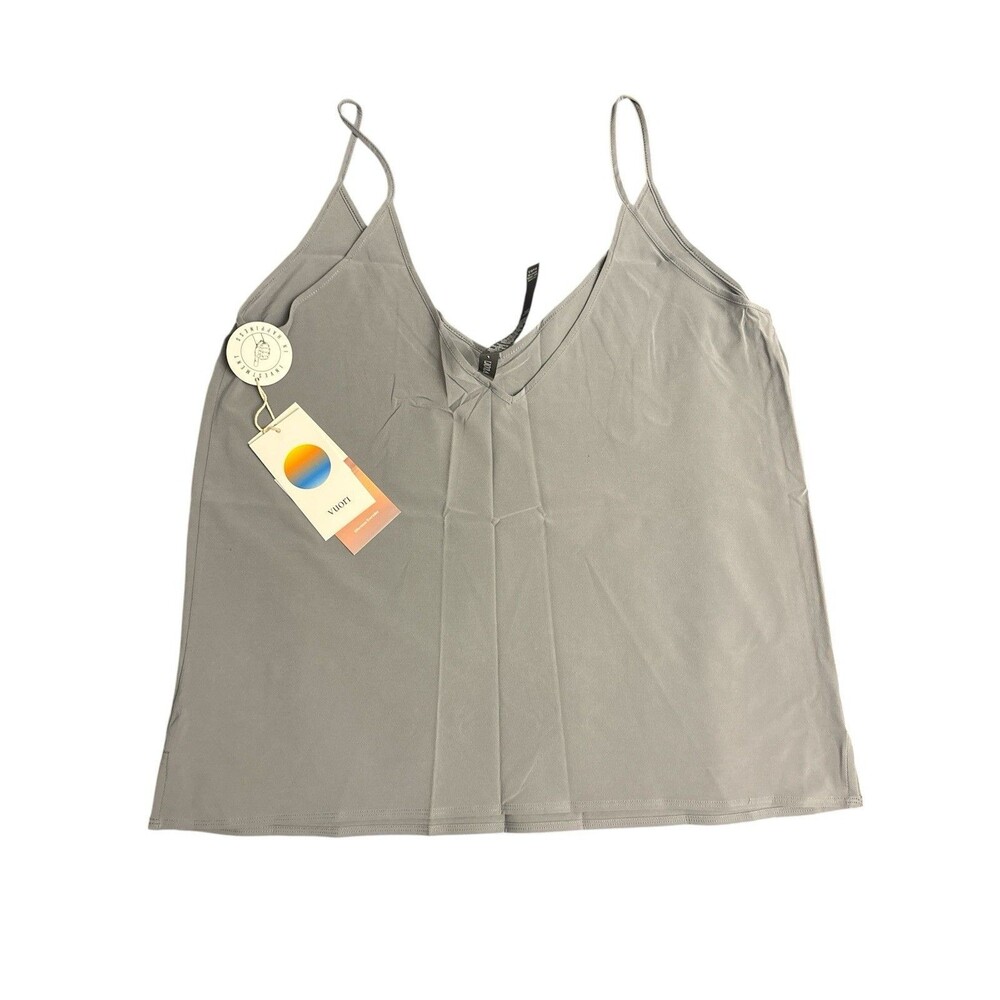 Vuori Villa V-Neck Cami Top Women's Size Size L Mallorca Gray New w/tag - Picture 1 of 4